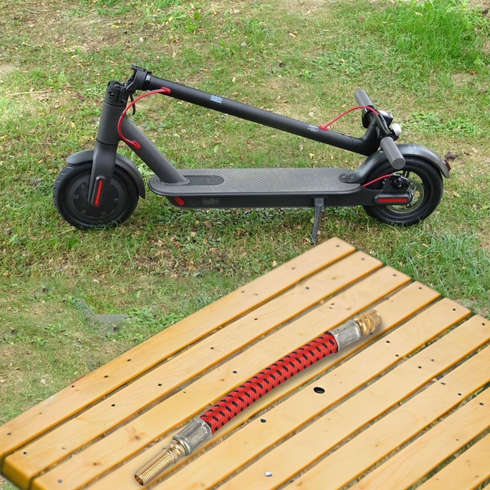 Extensor de válvula de neumático de 14 cm de largo para un fácil bombeo