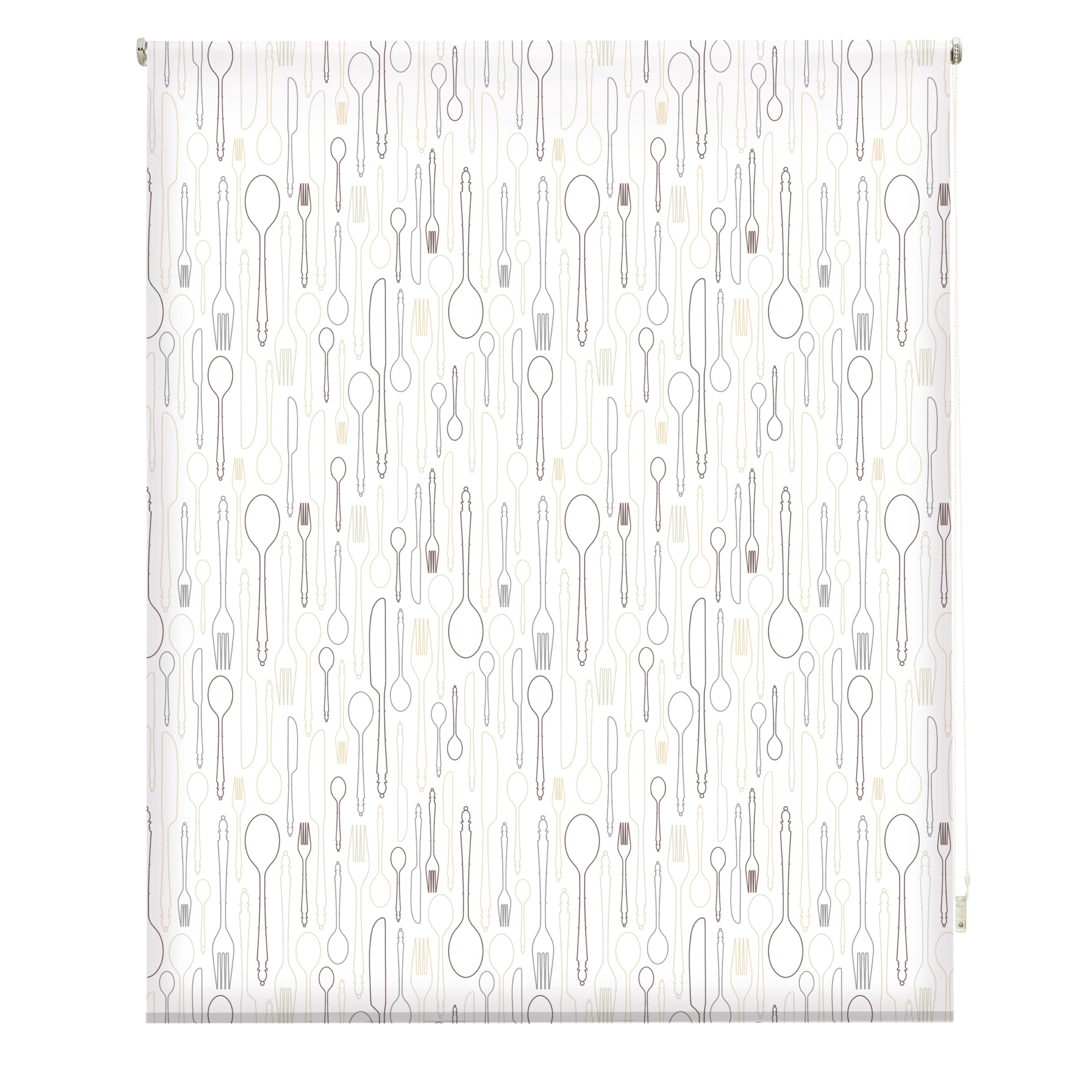Blindecor Digital | Estor Enrollable Translúcido Estampado |Familia Cocina| Modelo C-CUBERT | 130 x 180 cm (Ancho por Alto) Tamaño de la Tela 126 x 175 cm | Estores para Ventanas