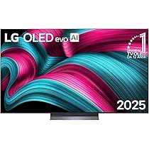 LG OLED evo AI C5 65 pollici, Smart TV 4K, Processore α9 Gen8, Brightness Booster, webOS con AI, Dolby Vision & Atmos, Gaming con VRR e GSYNC 4K@144Hz, OLED65C56LB 2025