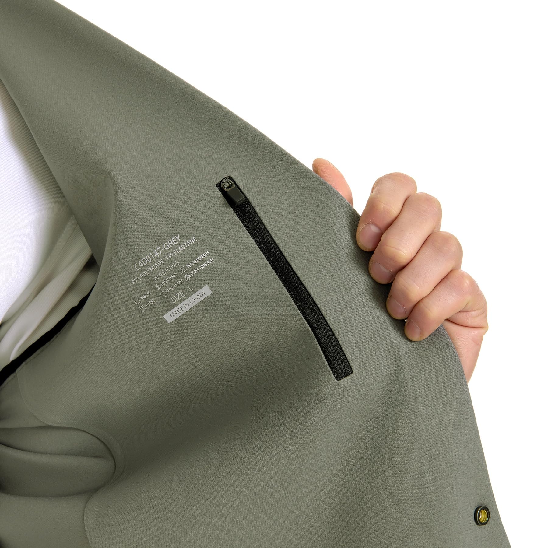 Allthemen Abito da Uomo 2 Pezzi Puro Colore Completo Elasticità Casual da Lavoro Smoking Elegante Sposa