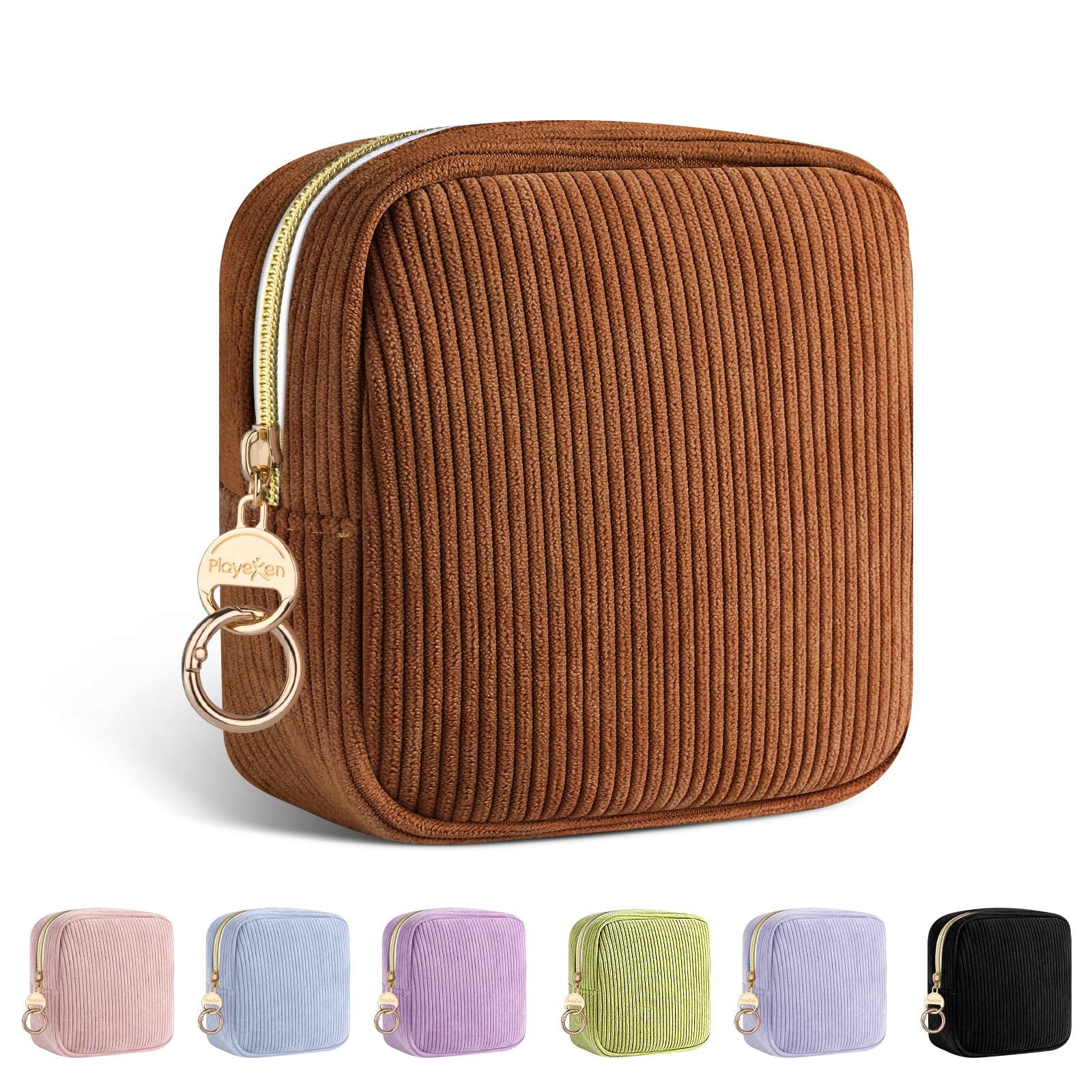 Neceser Compresas 2 Bolso de Almacenamiento para Compresas Algodon Tampones Bolsa Menstrual con Cremallera de Servilletas Sanitarias Bolsas Portátil para Mujers Regalo Adolescentes Niña(Violeta&Azul) — view 17