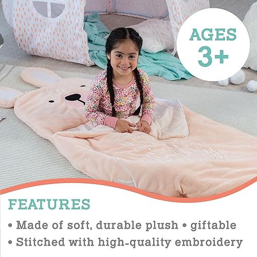 Miniatura 4 de MindWare Oh So Fun! Saco de dormir de conejito  Saco de dormir infantil para niños a partir de 3 años