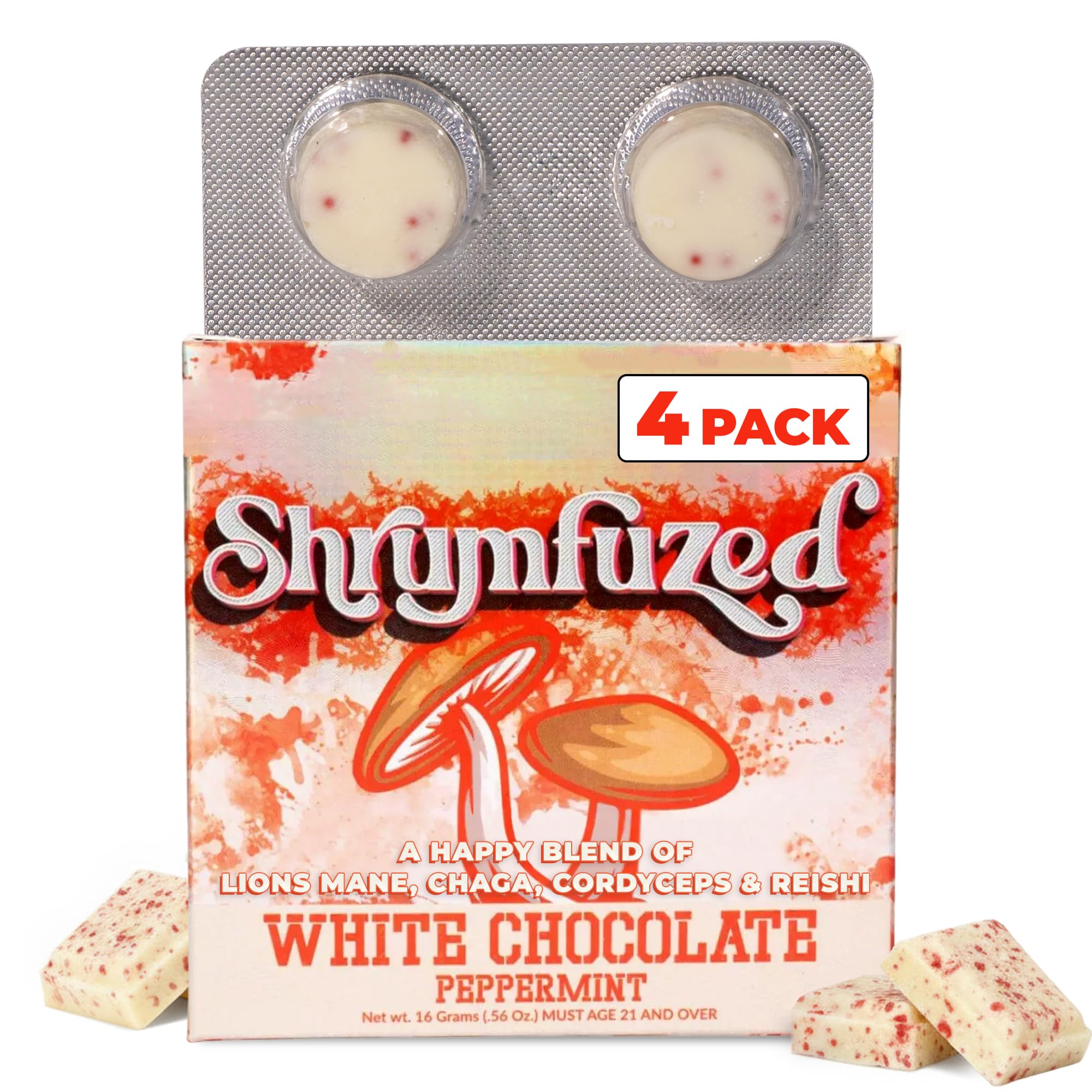 Amazon.com: Shrumfuzed Mushroom White Chocolate | Nootropic