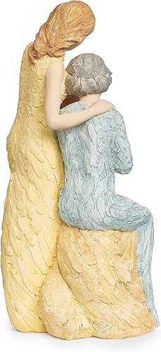 Miniatura 4 de Roman More Than Words, figura Moment in Time, 10.25 pulgadas de alto, resina y piedra, decoración, colección, duradera, duradera, decoración del