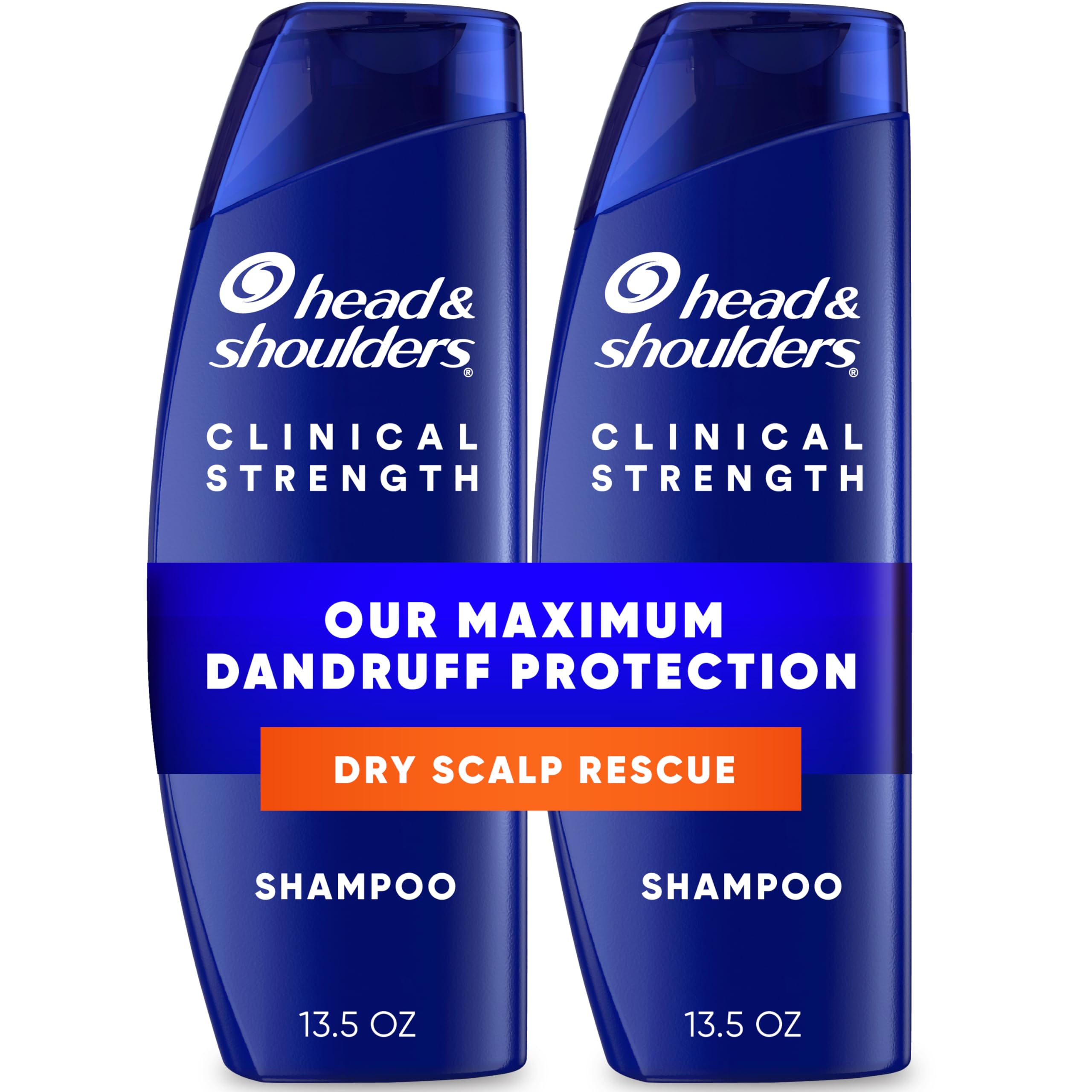 Head & Shoulders Clinical Dandruff Defense + Dry Scalp Rescue Shampoo 13.5 oz Twin Pack
