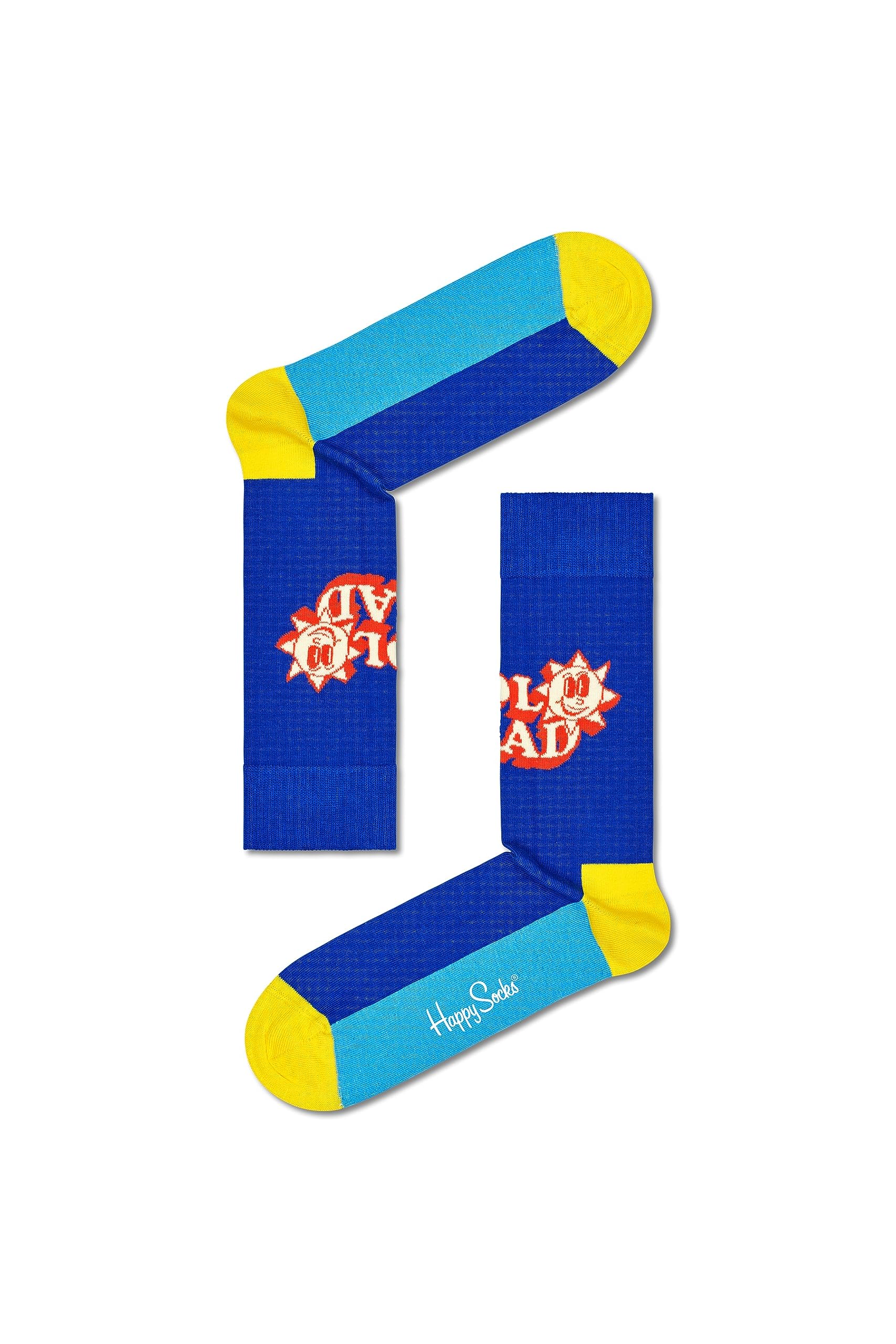 Happy Socks 3-Pack Father Of The Year Socks Gift Set, calcetines hombre Hombre, Blue,