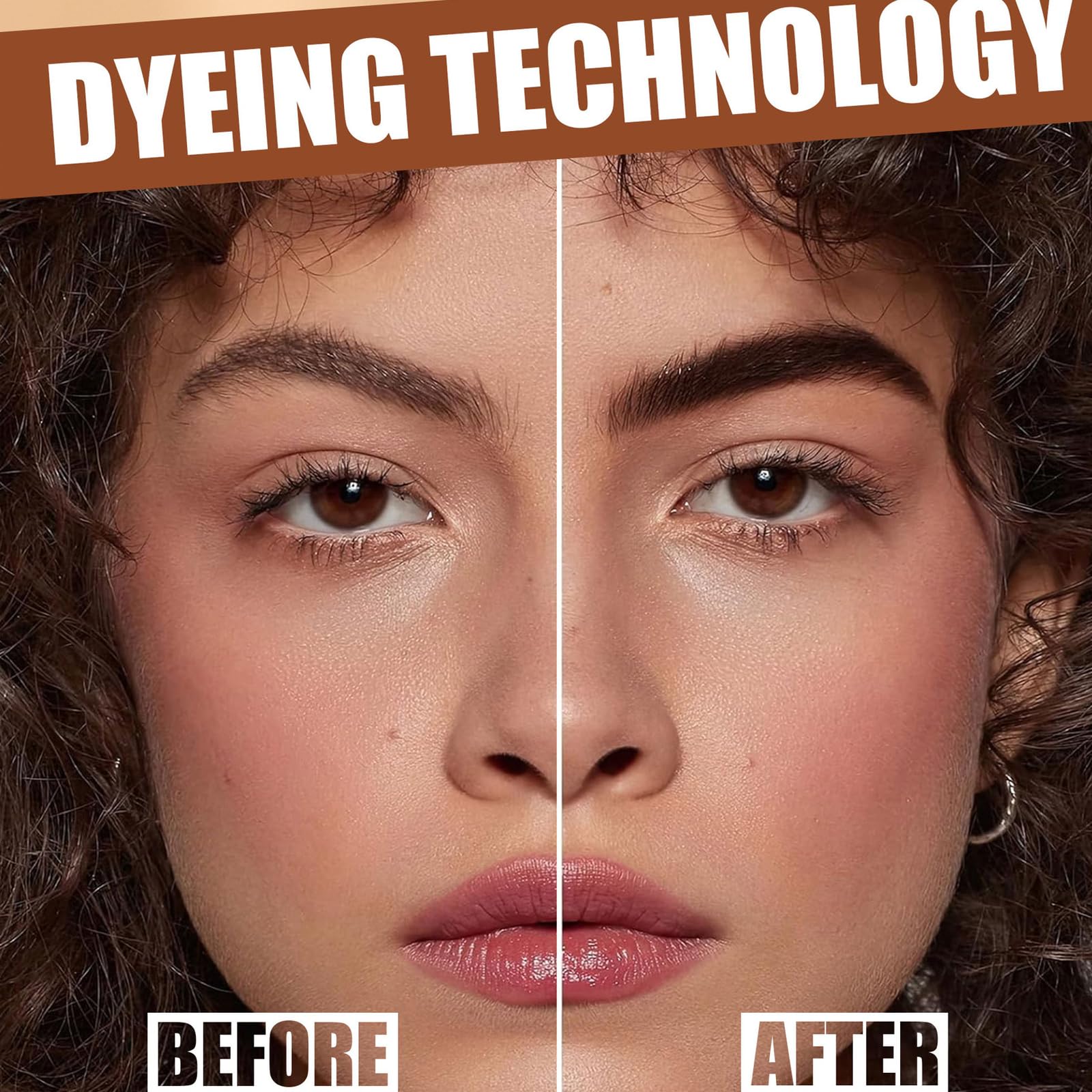 Tattoo Eyebrow Peel Off, Peel Off Eyebrow Gel Tint, Smudge-Proof Semi-Permanent Colour Eye Brow Dye Lasts Up To 3 Days - Image 4