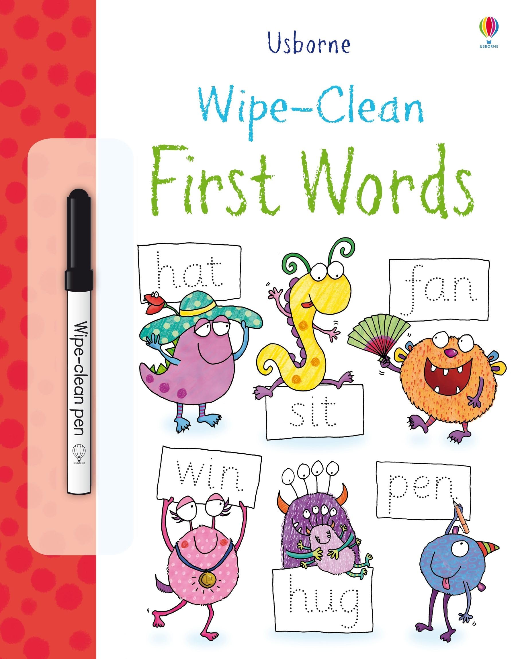 Wipe Clean First Words (Usborne Wipe Clean Books) Paperback – 1 May 2013