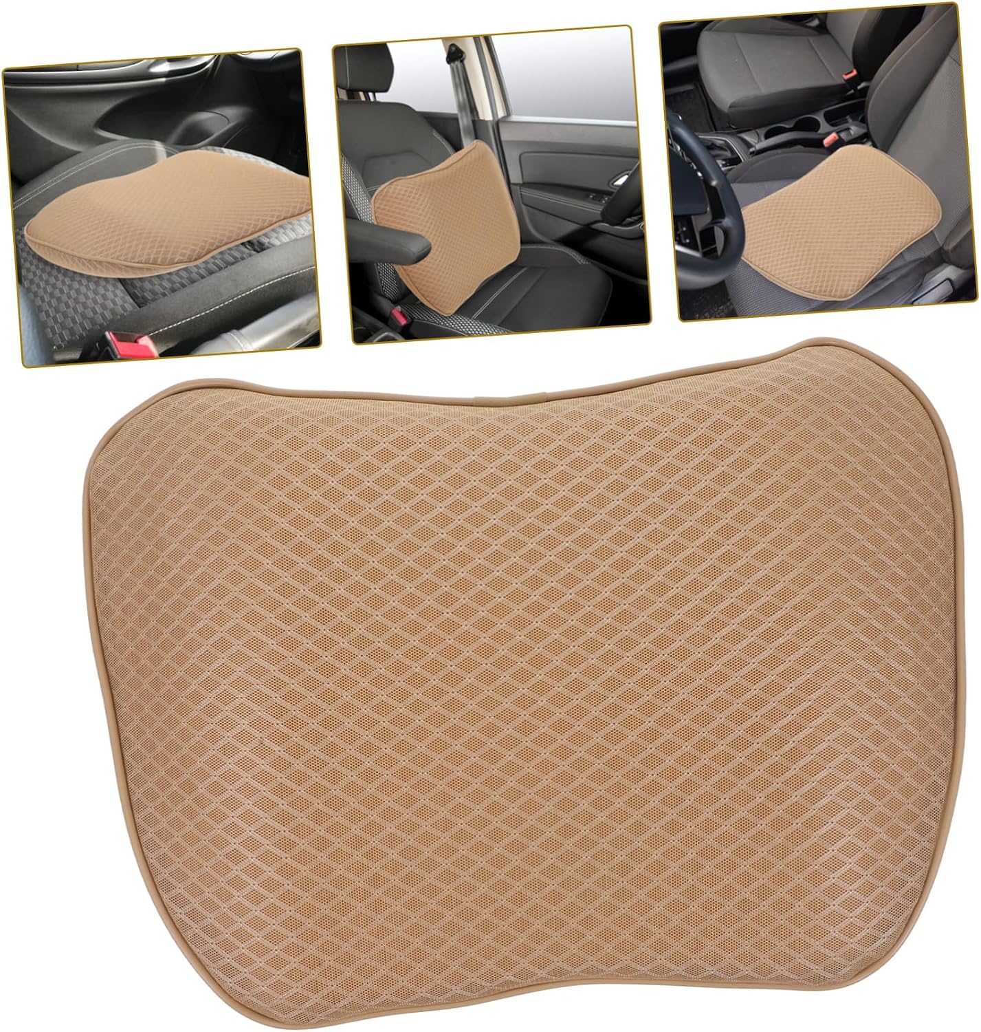 Car Seat Cushion for Driver Seat Nonslip Bottom for Stability Removable and Washable Compatible Various Car Models