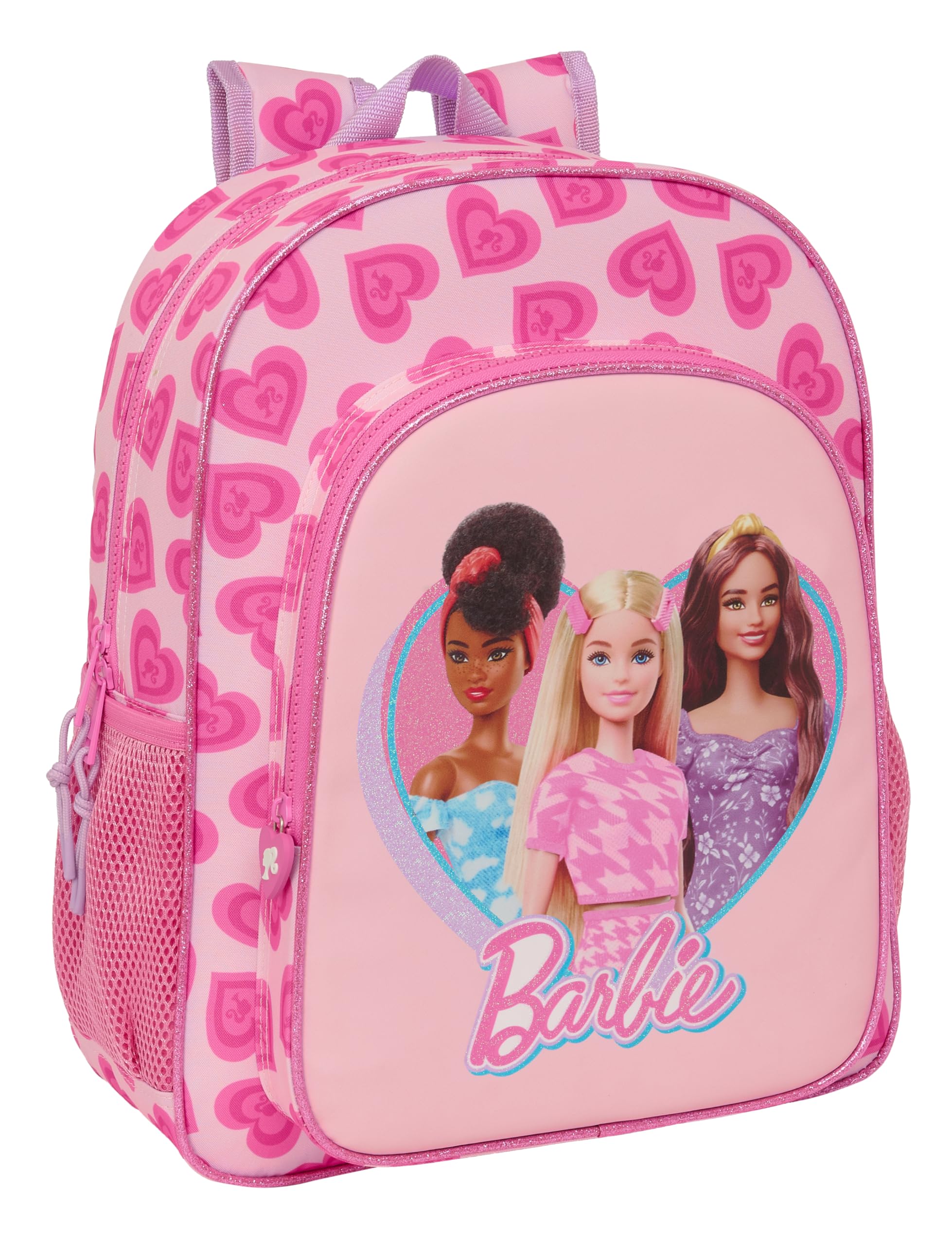 Mochila Barbie Niña Safta Mochila Junior Adaptable A Carro Barbie Painterly 38 Cm Mochila Escolar Barbie