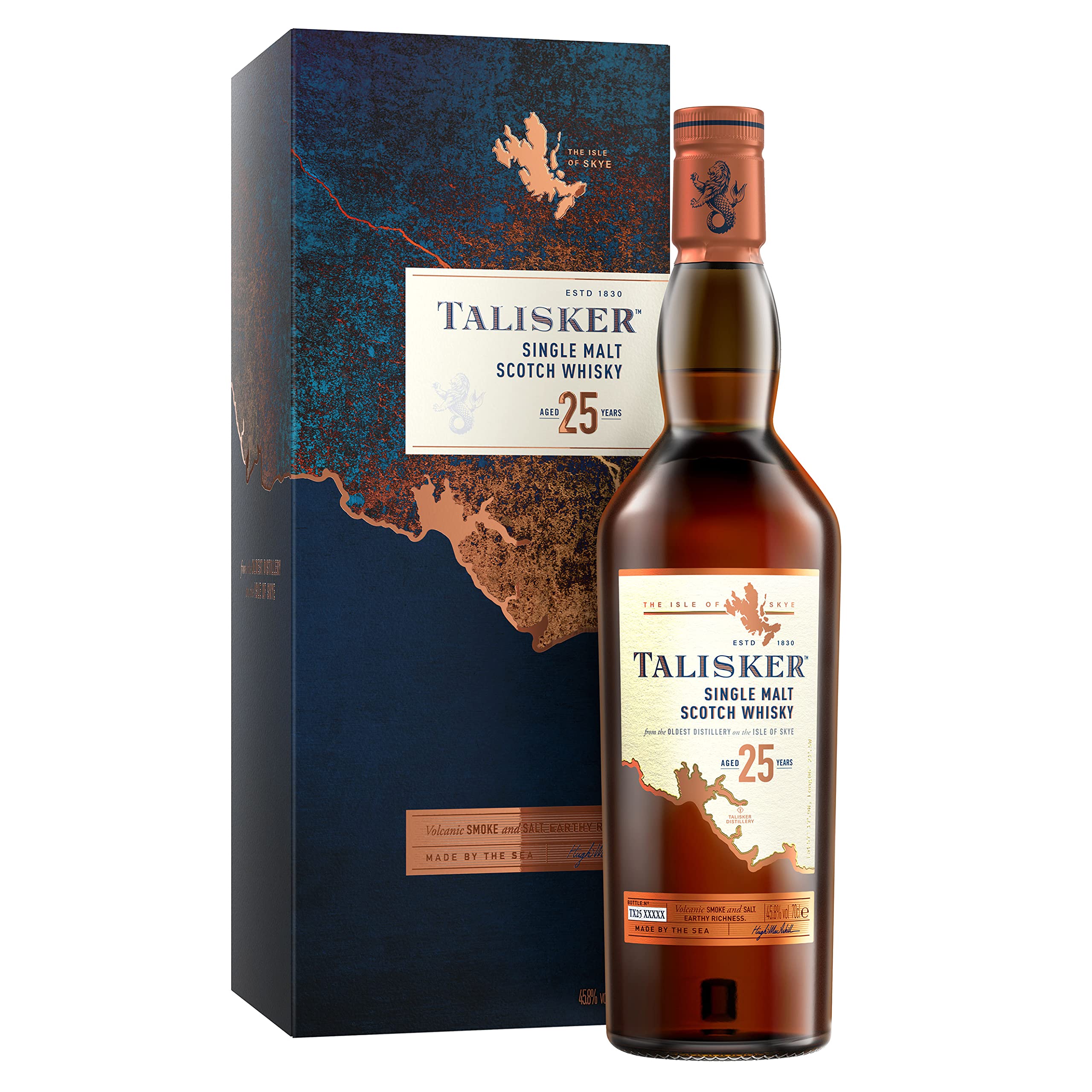Talisker 25 Years Old Single Malt Whisky, 700 ml : Amazon.sg: Grocery