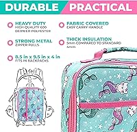 Vista 25 de Bento Lunch Box with Stainless Steel Thermo, Matching Insulated Lunch Bag and Ice Pack Set for Girls, Kids, 5 Divided Compartments, Snack Container