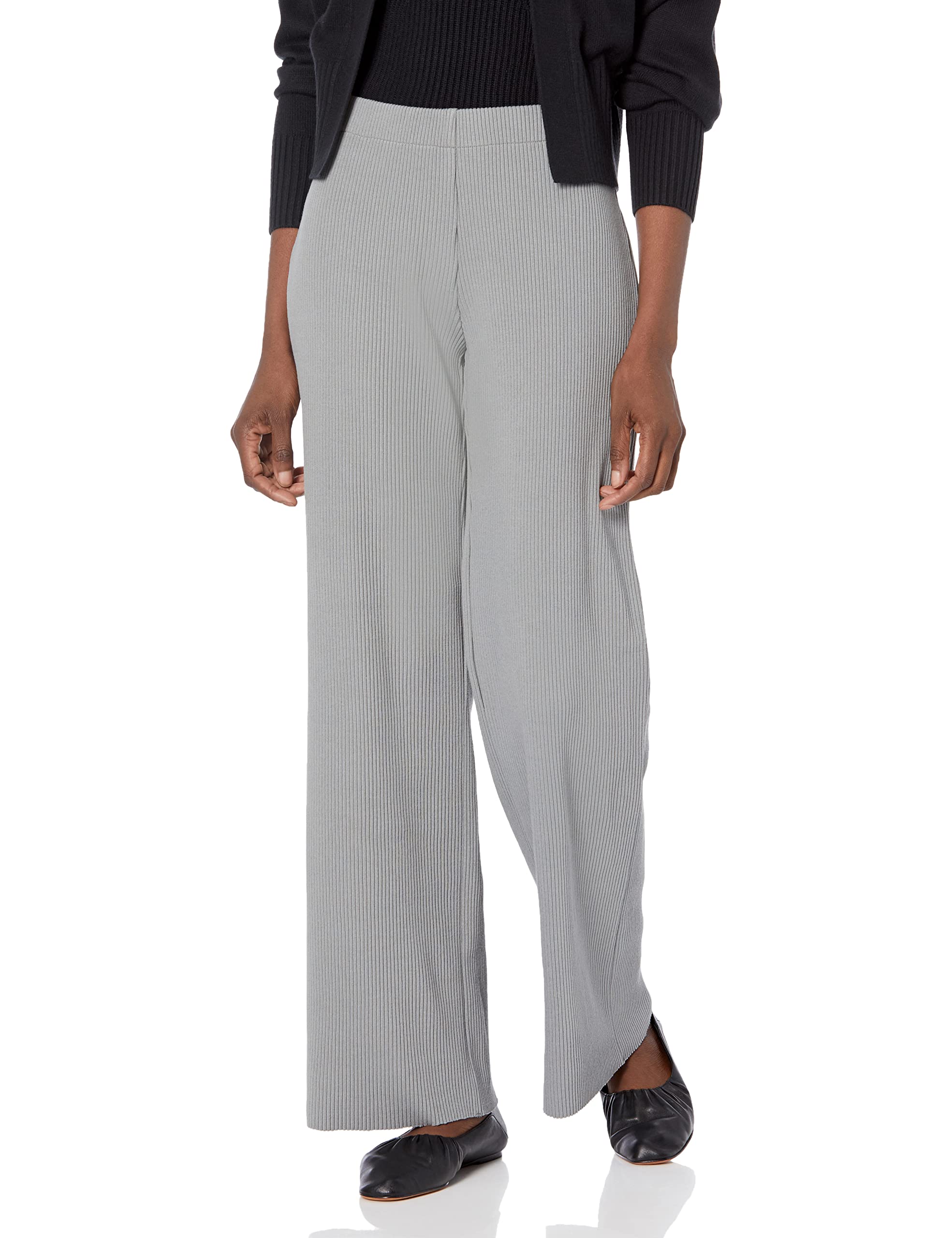 Wide Leg Ribbed Pant