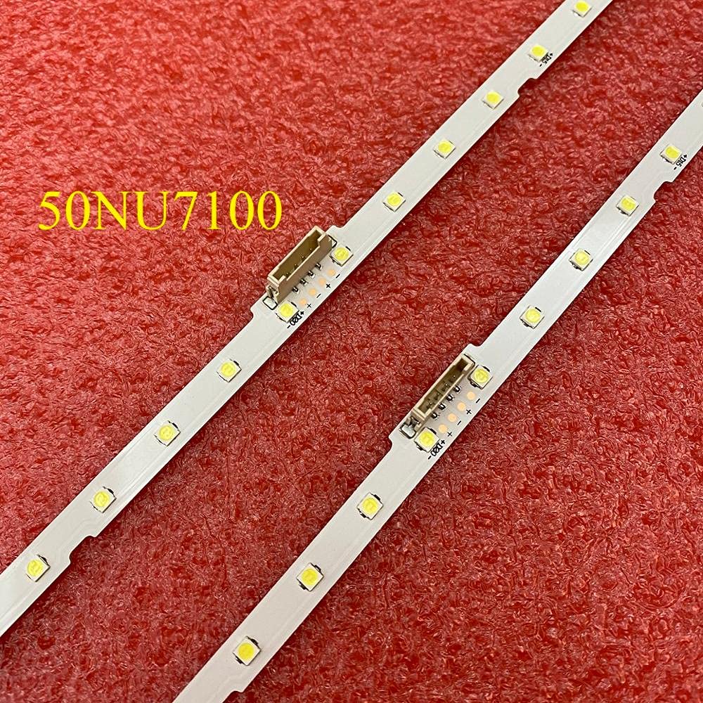 Lot de 2 Bandes LED pour téléviseur Samsung UE50NU7025K UN50NU6950 UE50RU7090U UE50NU7470U UN50NU7100 UE50NU7100 UE50NU7020 50NU7100 UN50NU6900