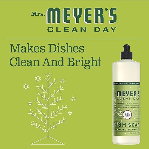 Miniatura 28 de Mrs. Meyer's Clean Day - Detergente líquido para platos, aroma a campanillas azules, fórmula biodegradable, paquete de 3 unidades, 16 fl oz