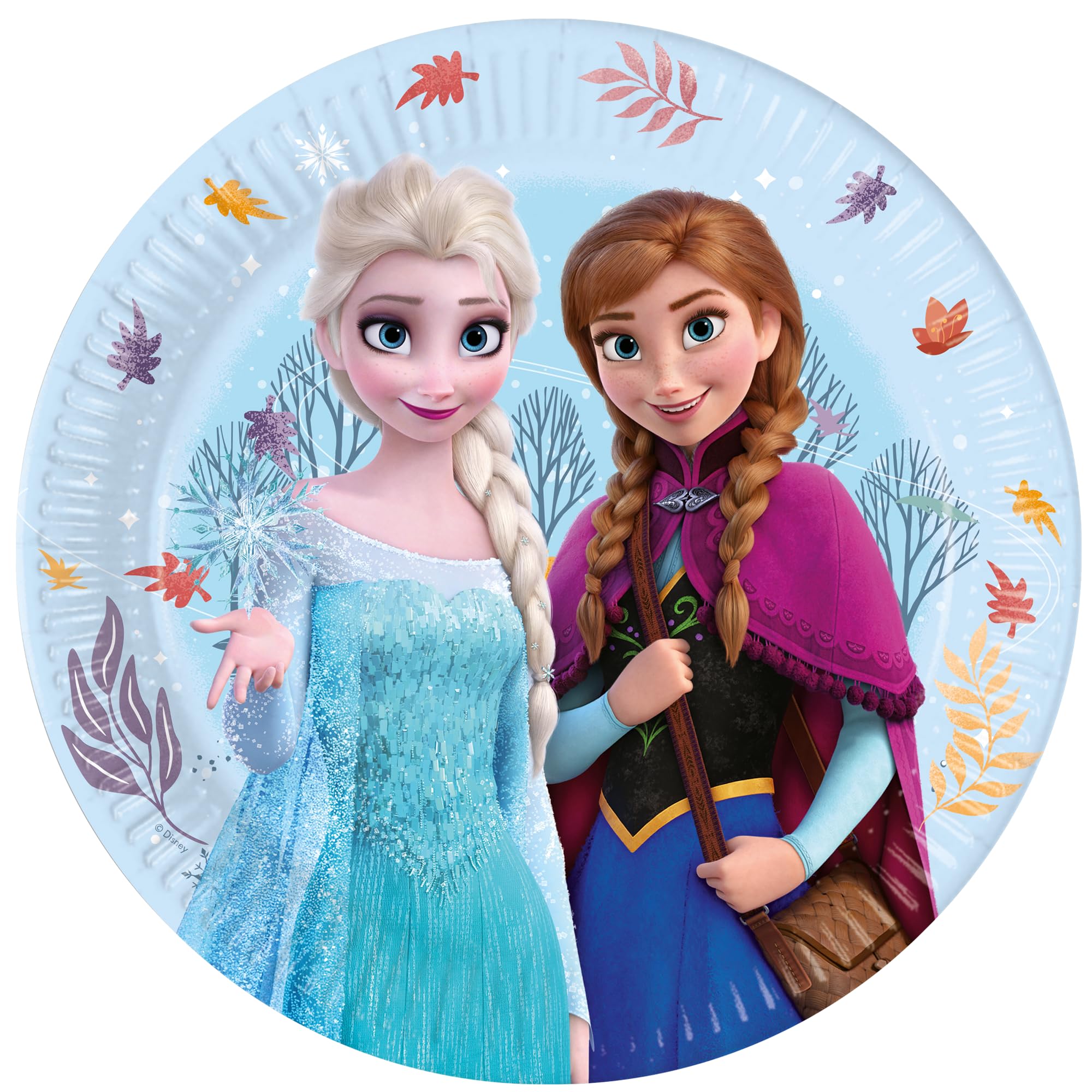 Procos Multicolour Frozen Idyllic Wonder Fsc Paper Plates Next Generation 23Cm 8Ct