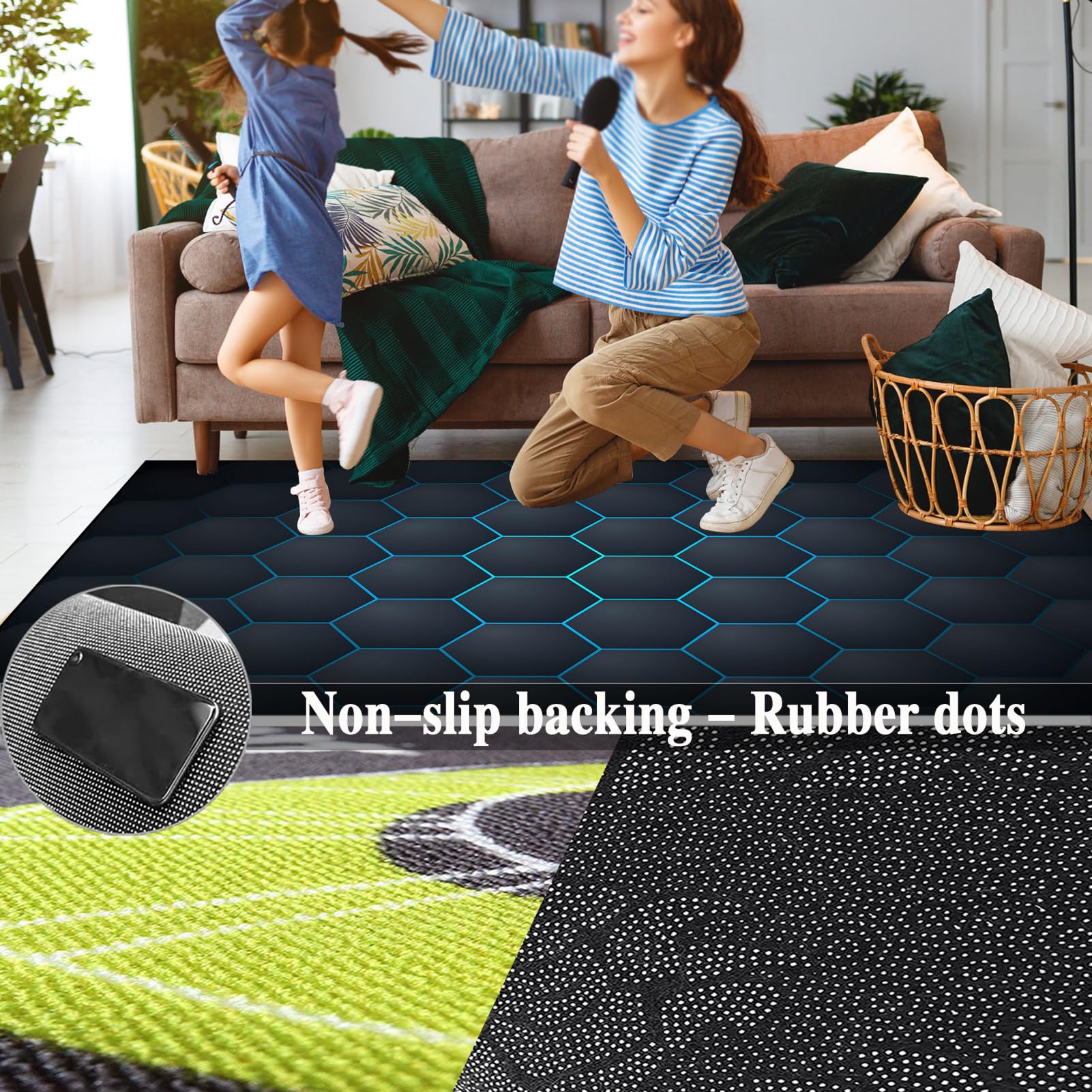Tapis de Sol pour Batterie Acoustique Insonorisant, Professionnel Tapis pour Batterie Electronique et Percussions Tapis de Tambour Antidérapant pour Salle de Musique Tapis de Sol 140 x 100 cm