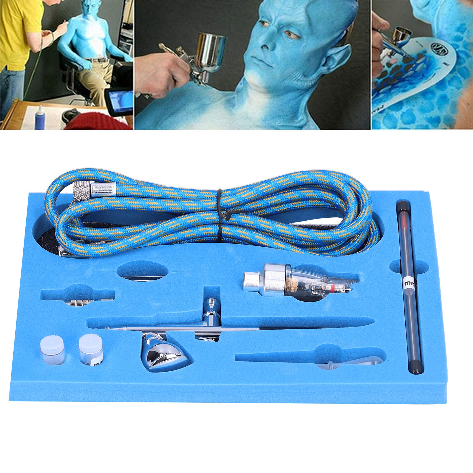 Set aerografo, modellismo artistico pittura con adattatore G1/8 chiave spray vernice strumento artistico per la stampa di modelli fai da te decorazione della casa