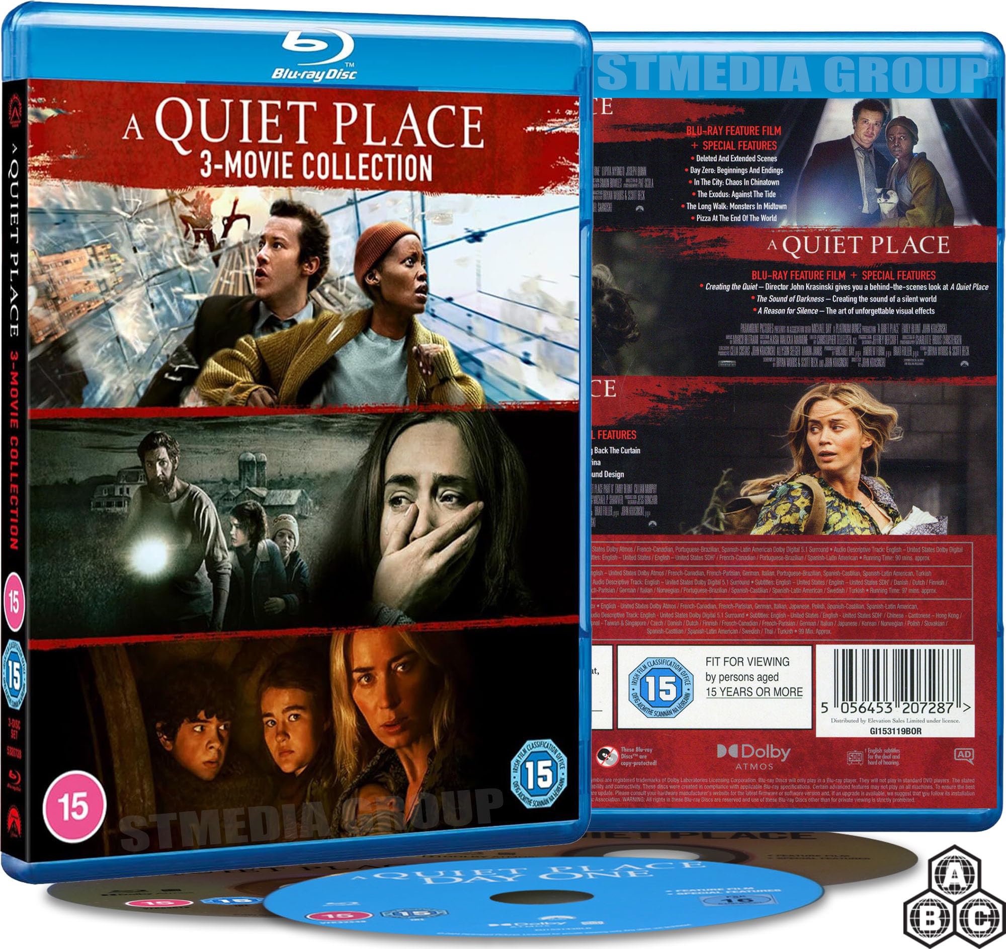 A Quiet Place: 3-Movie Collection (Special Features) [Blu-ray] [Region Free]