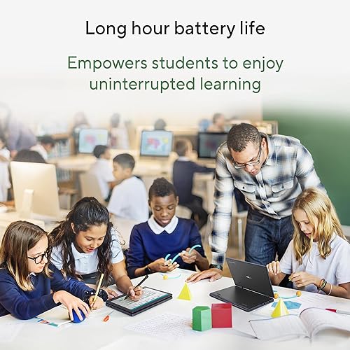 Miniatura 5 de ASUS Chromebook CR11 - Laptop resistente, pantalla de 11.6 pulgadas, procesador Intel N100, 4 GB de RAM, 64 GB de almacenamiento eMMC, protección