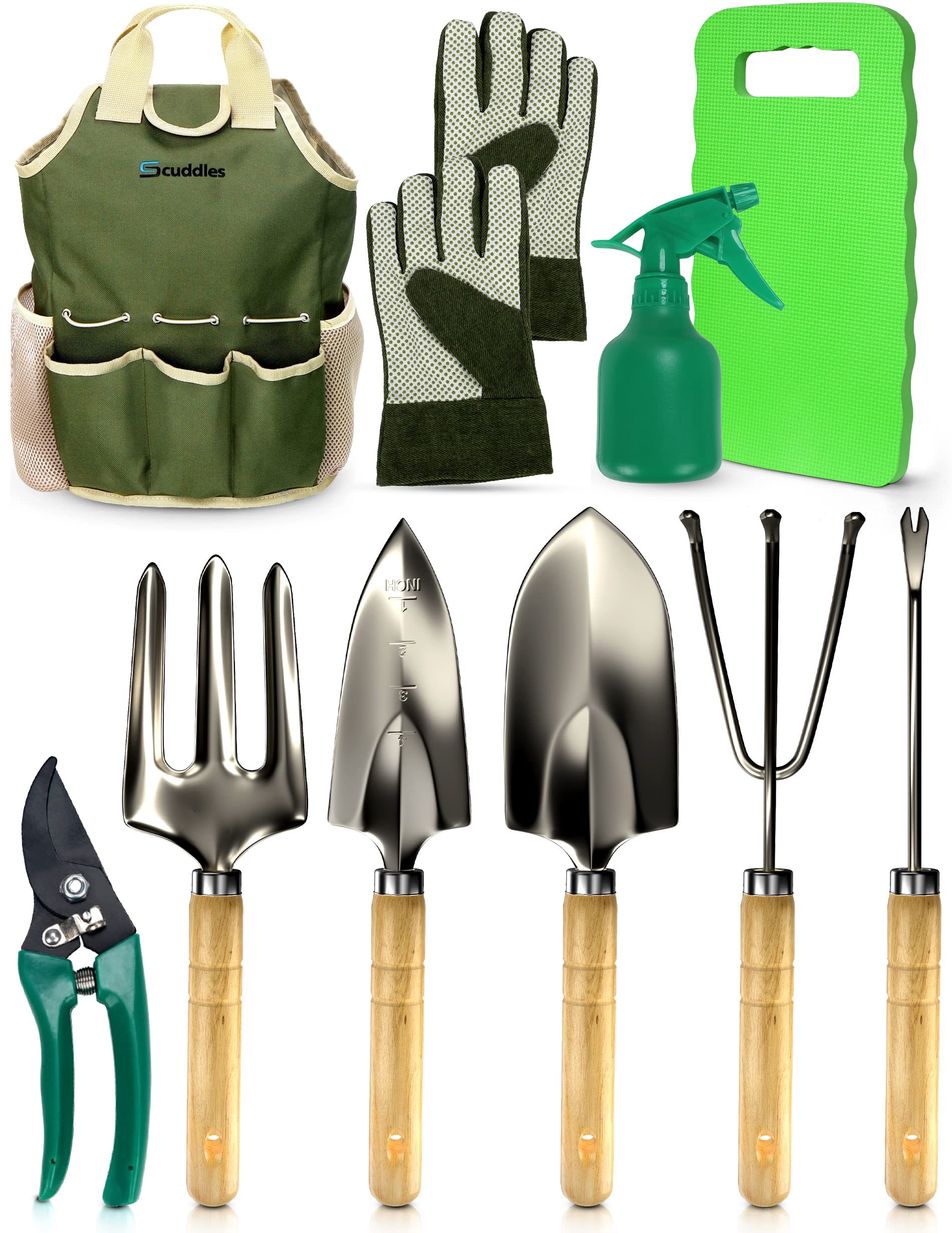 Buy Scuddles Garden Tools Set Heavy Duty Gardening Tools with Storage