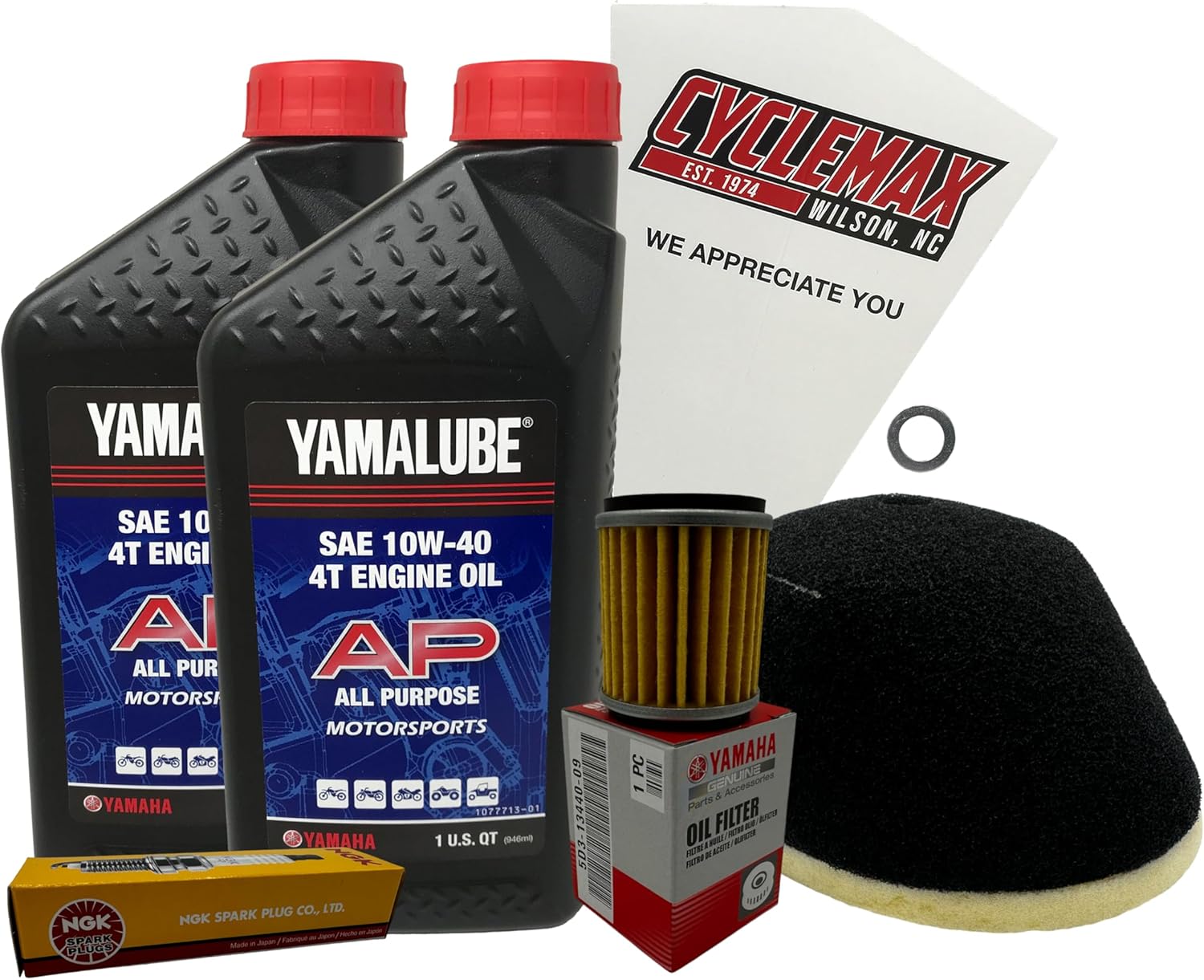 Cyclemax Standard Yamalube Tune-Up Kit compatible with 2008-2013 Yamaha RAPTOR 250