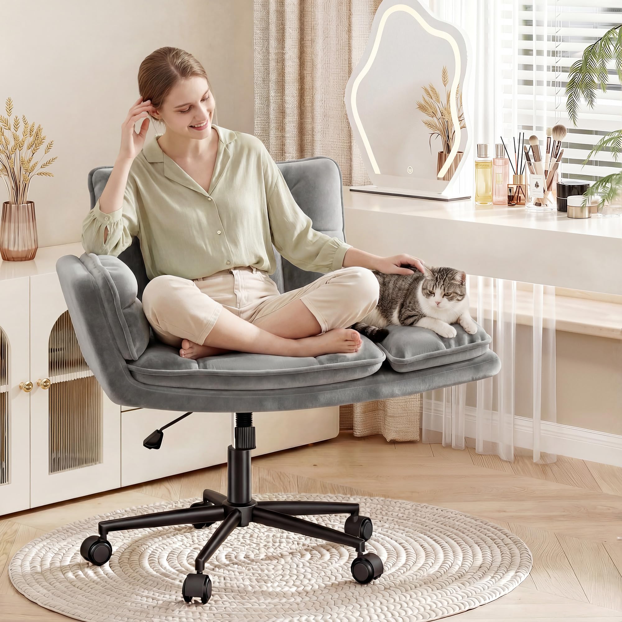DurayLoly Criss Cross Chair Grey