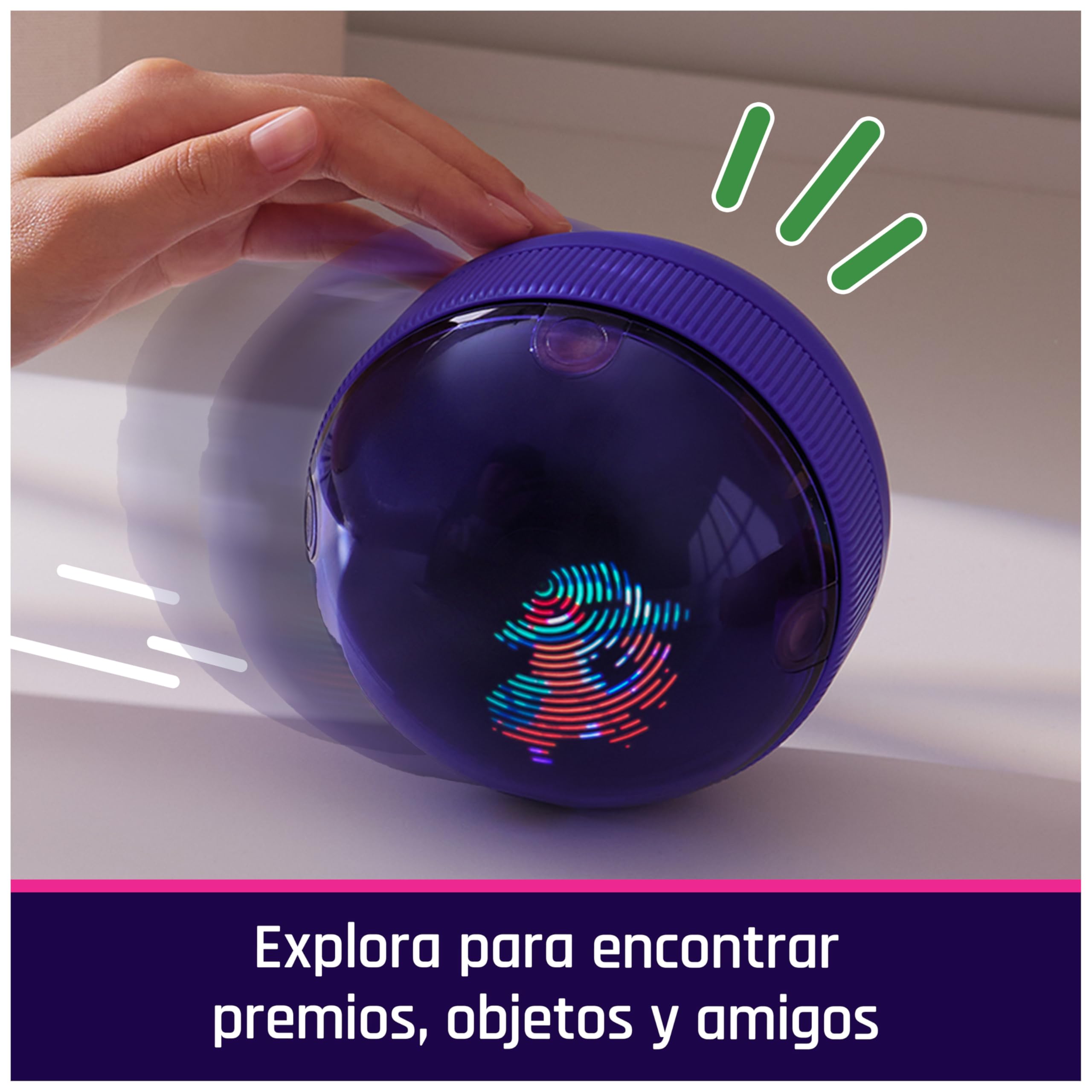Bitzee - Mascota Digital Hamster Ball - Mascota Virtual con 20 Hamsters - Mascota Interactiva Que Rueda y Reacciona al Tacto con Interacciones y Sonidos - Juguetes Niños 5 Años +
