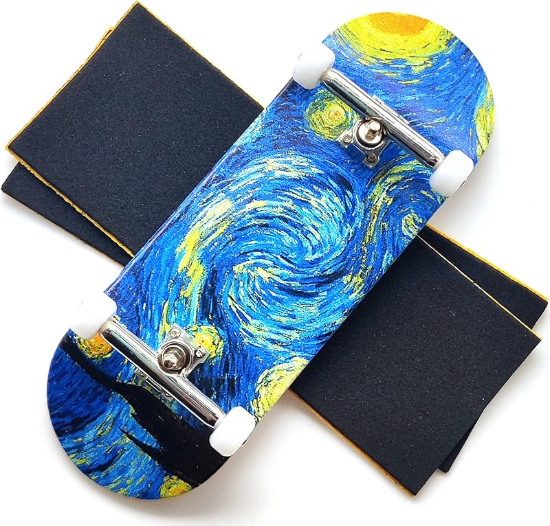 Starry Night - 34mm Wooden Pro Fingerboard Complete Set