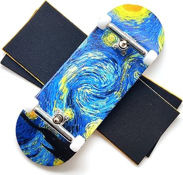 Starry Night - 34mm Wooden Pro Fingerboard Complete Set