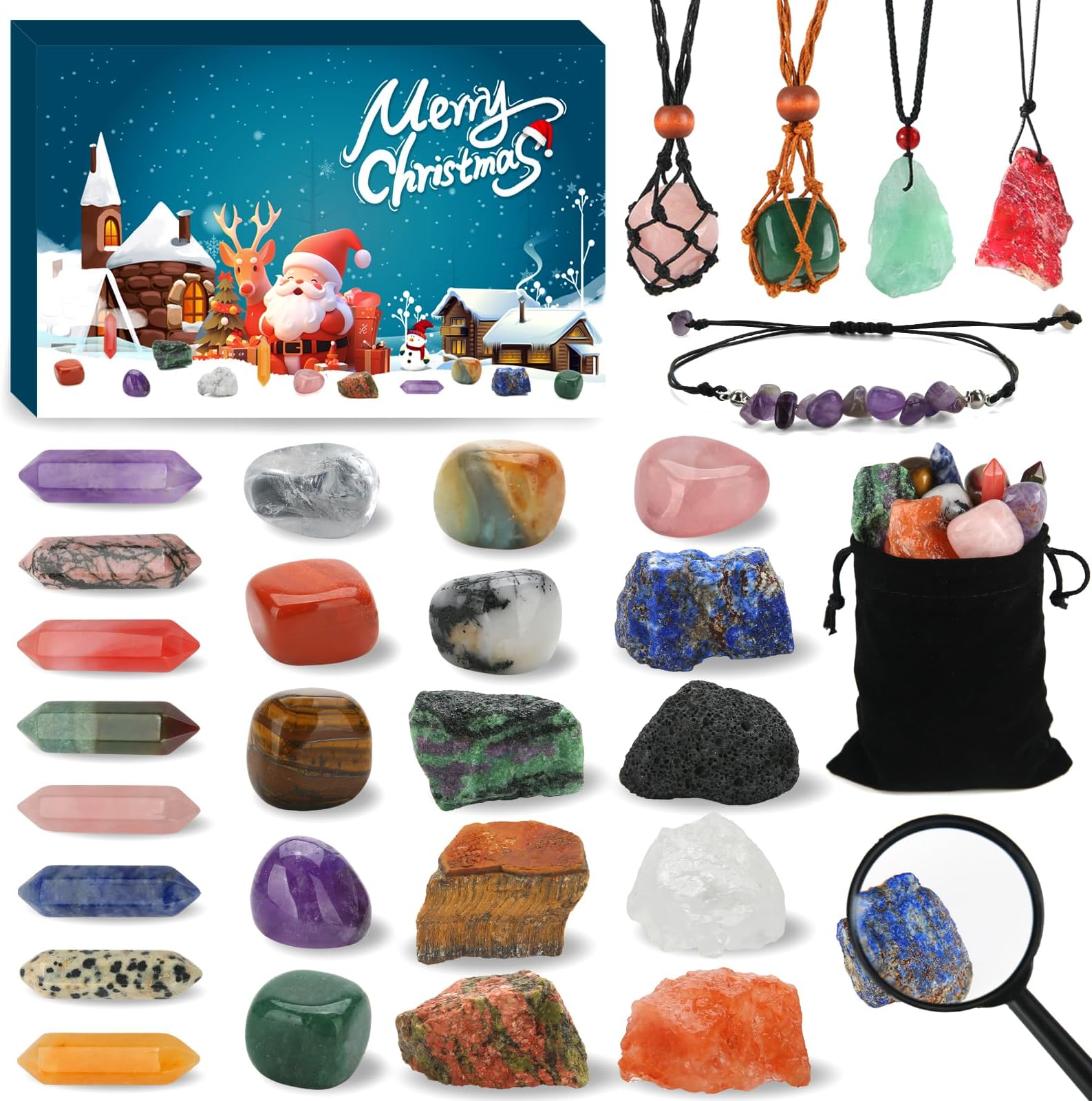 Amazon GuassLee Rock Collection Advent Calendar 2024 Set 24pcs amazon-guasslee-rock-collection-advent-calendar-2024-set-24pcs