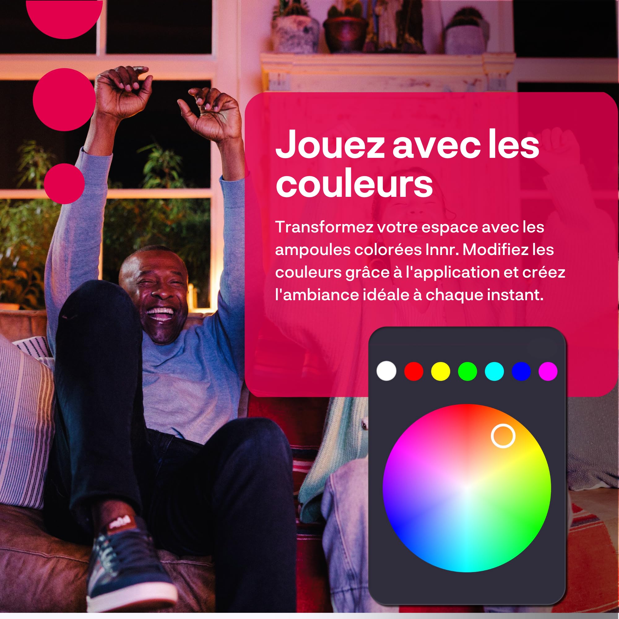 Ampoule Intelligente ZigBee RGB E27 NOUS P3Z - 16 Millions Couleurs Compatible Alexa Google