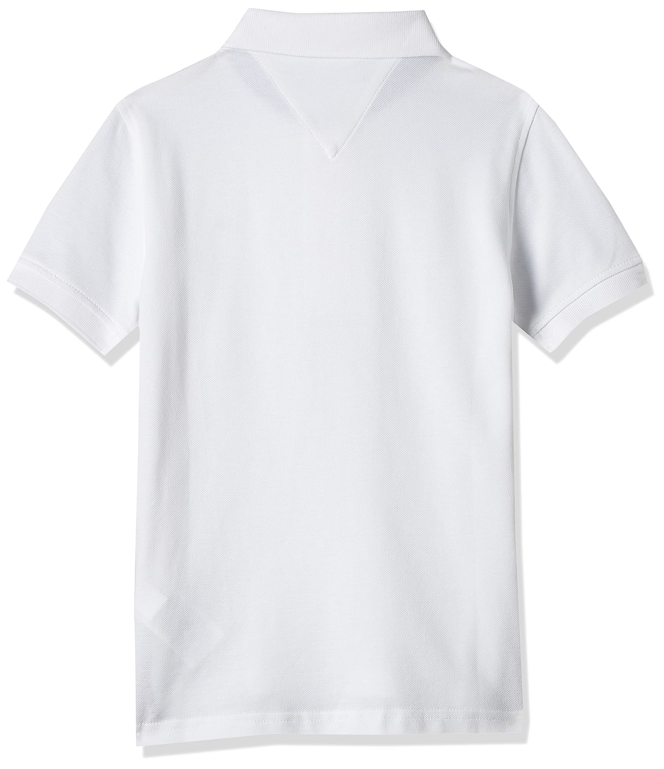 Tommy Hilfiger Chłopcy Koszulka Polo, Biała (Bright White 123), 116