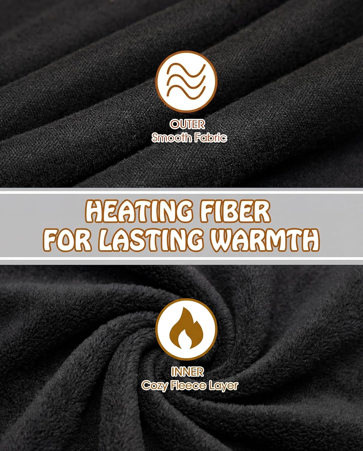 Taiyin 6 Set Thermal Underwear for Women Fleece Lined Long Women Thermal Winter Warm Base Layer Top Bottom for Cold Weather