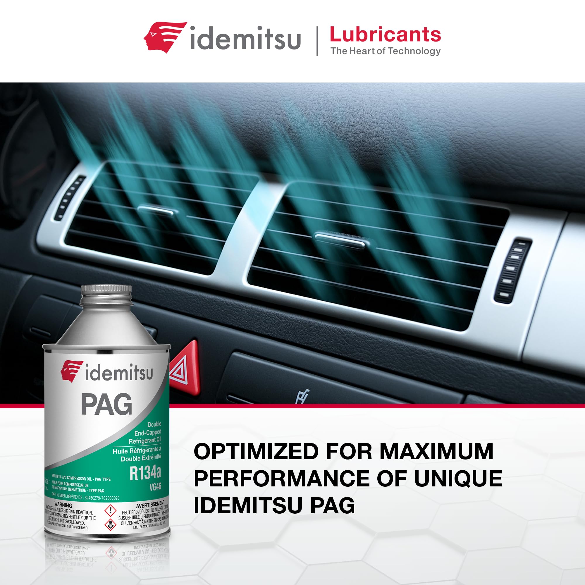 Amazon.com: Idemitsu PAG 46 Compressor Oil for R134a – 8 oz
