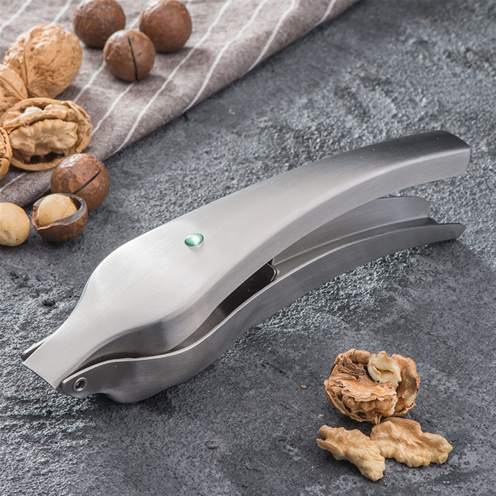 JINGYAN Nussknacker Hot Multifunction Crack Almond Walnut Pecan Hazelnut Hazel Filbert Nut Kitchen Nutcracker Shell Clip Tool Clamp Plier Cracker