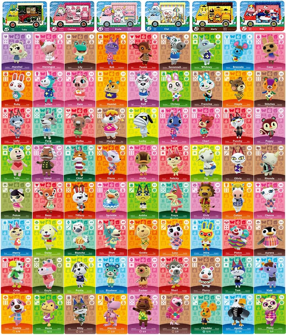 Buy 78Pcs Villager Card Compatible with ACNH Animal Crossing New Horizons  Cards Online at Lowest Price in Nepal. B09VRRQN6V