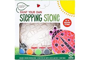 Ladybug-Themed Stepping Stone: A Colorful Addition to Your Garden
