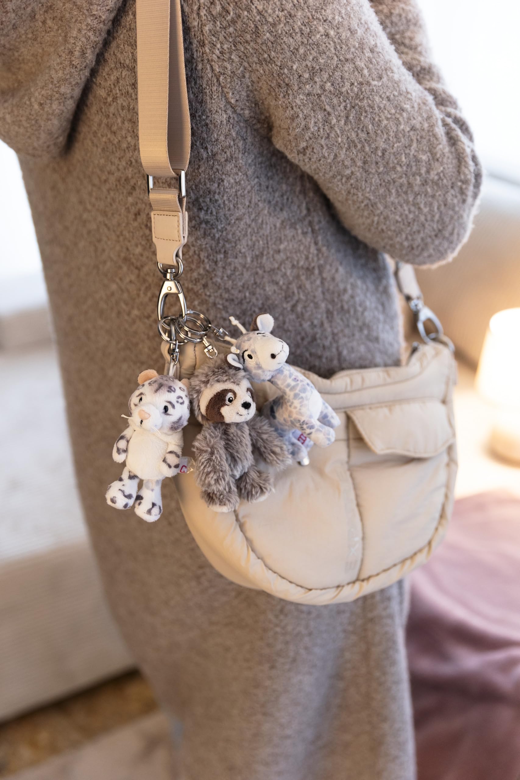 Portachiavi Giraffa Oro | Ciondolo Simpatico A Forma Di Giraffa | Regalo Pasqua Per Bambini E Amanti Animali