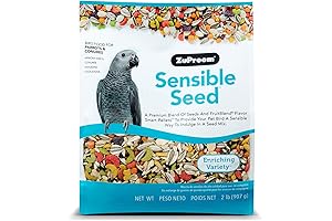 ZuPreem Sensible Seed Bird Food for Conures - Premium Seed and Pellet Mix