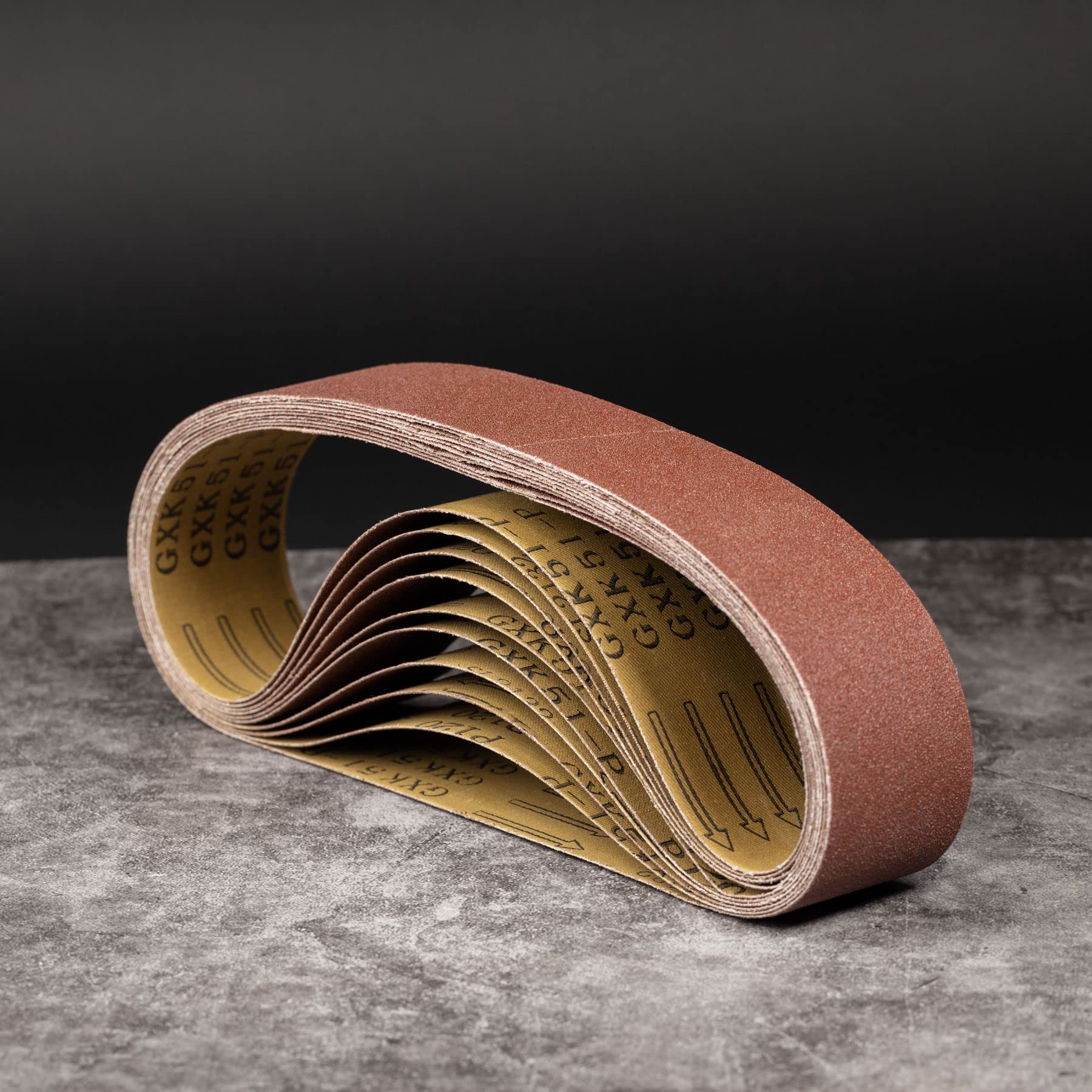 Bande Abrasive 100x610 Woltersberger® Lot De 10 Bandes Abrasives | Dimensions Bande Ponceuse 100x610