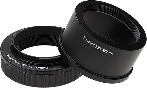 Fotodiox Astro Edition - Adaptador de lente compatible con montaje en T (TT-2) para cámaras Sony Alpha E-Mount para astronomía