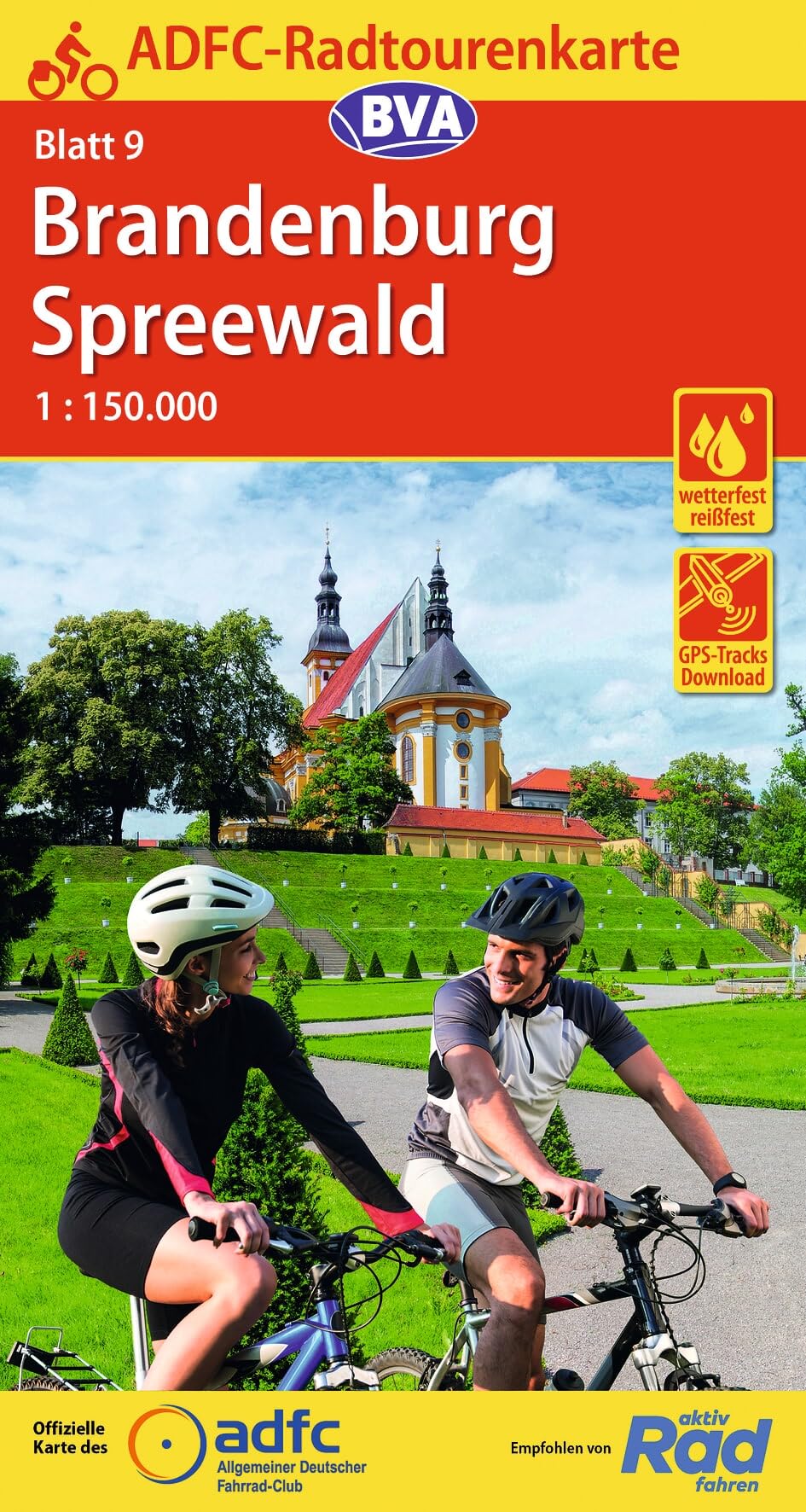 Brandenburg / Spreewald cycling map (9) (Radtourenkarte)