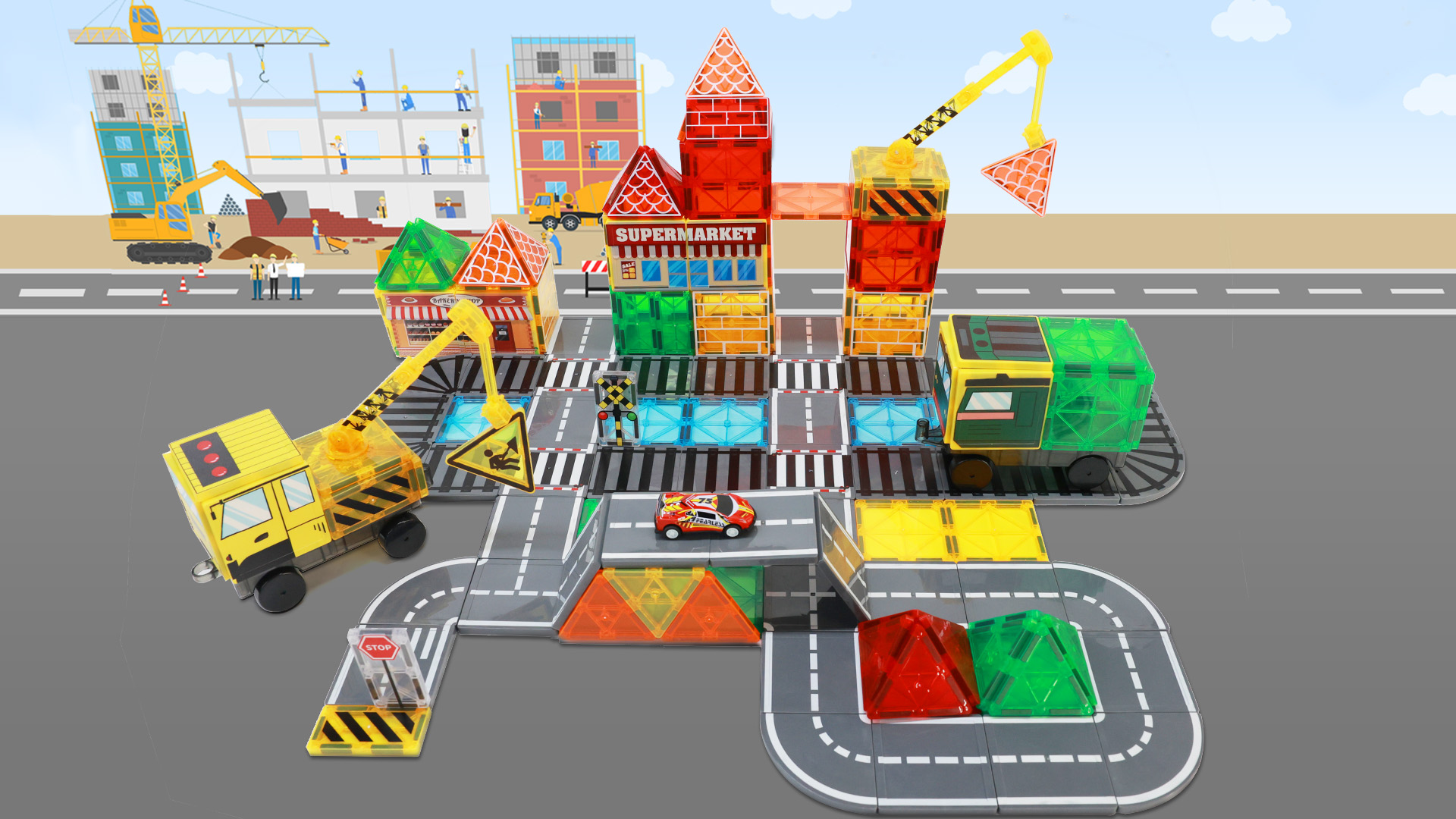 知育玩具 votaniduo Amazon.com: LionFuny 70Pcs Magnetic Tiles Magnetic Building Blocks