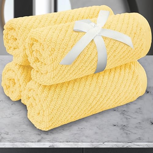 Vista 86 de VOOVA & MOVAS Juego de toallas rojas de baño, 100% algodón, ligeras, suaves, de secado rápido, juego de 6 toallas, 2 toallas de baño grandes de 30 x