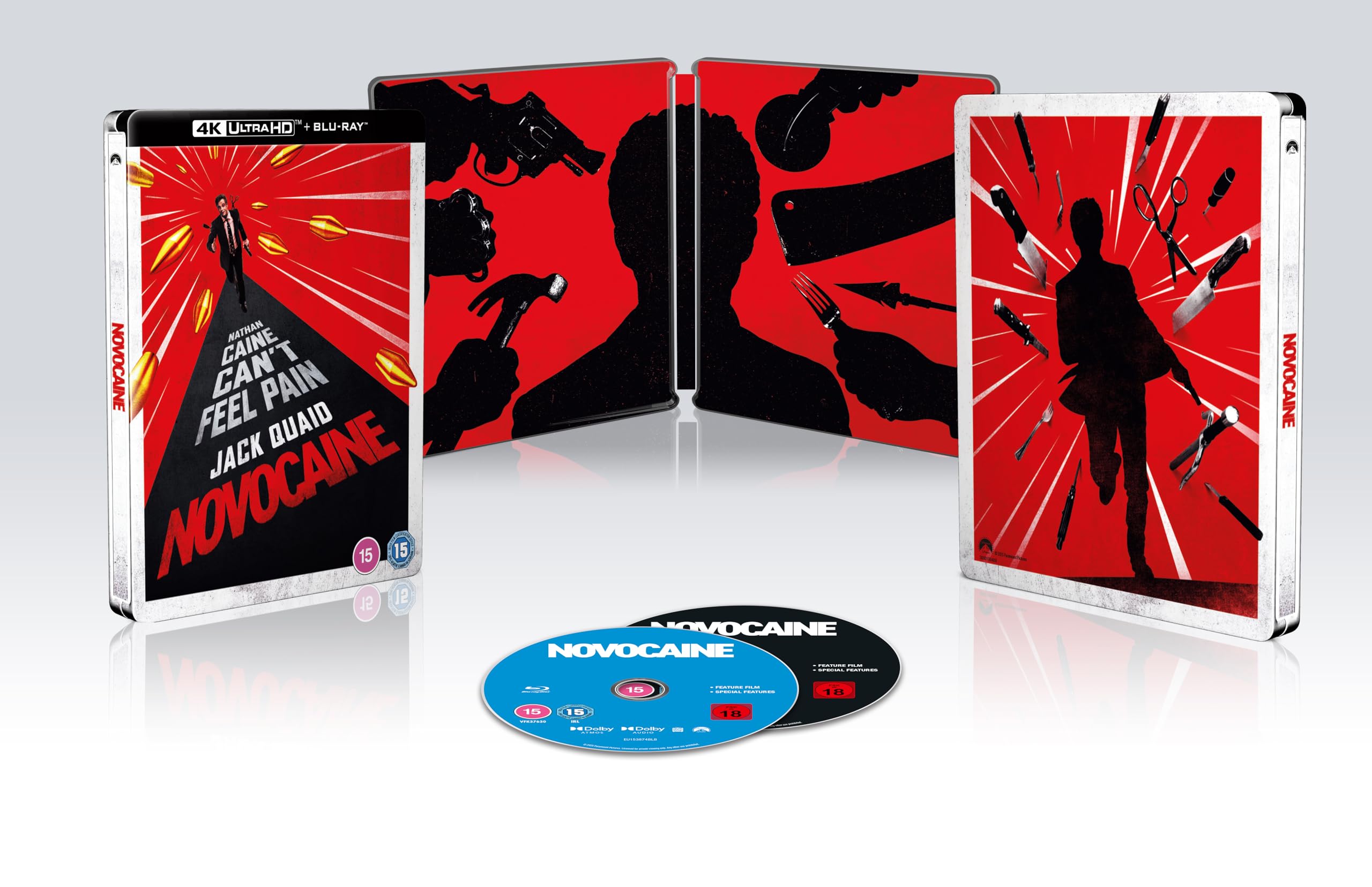 Novocaine 4K UHD Steelbook [Blu-ray] [Region A]