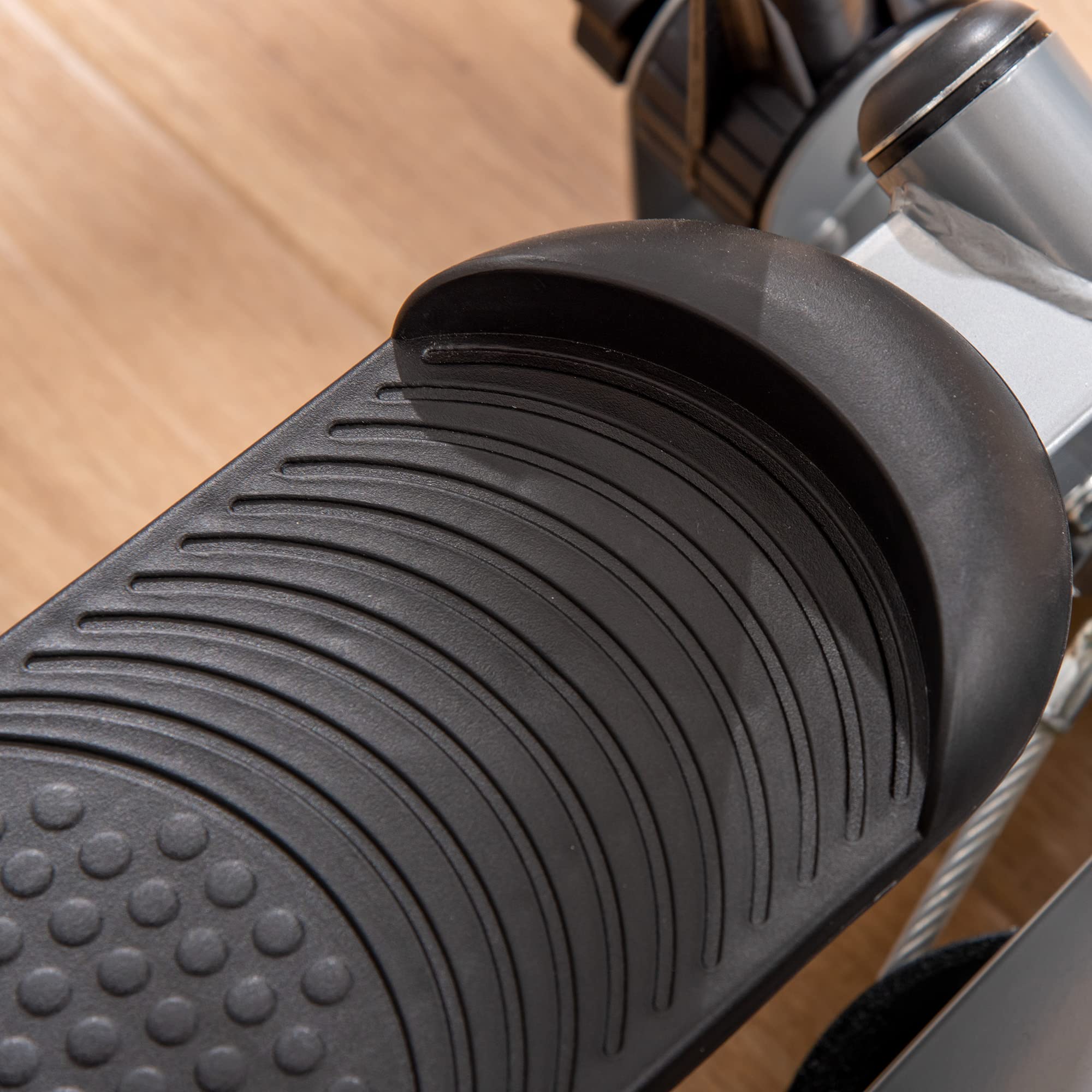 HOMCOM Stepper Fitness con Maniglia, Stepper con Monitor LCD per Allenamento a Casa e Palestra
