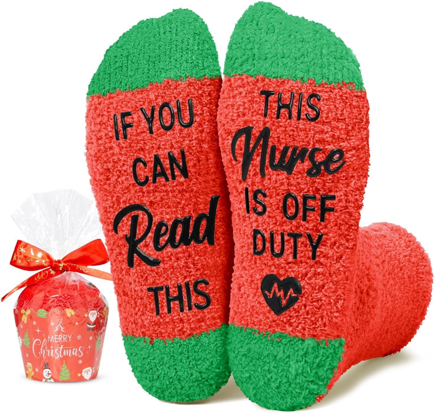 HAPPYPOP Christmas Gifts Socks - Christmas Stocking Stuffer for Jesus Bus Driver Nurse Coach