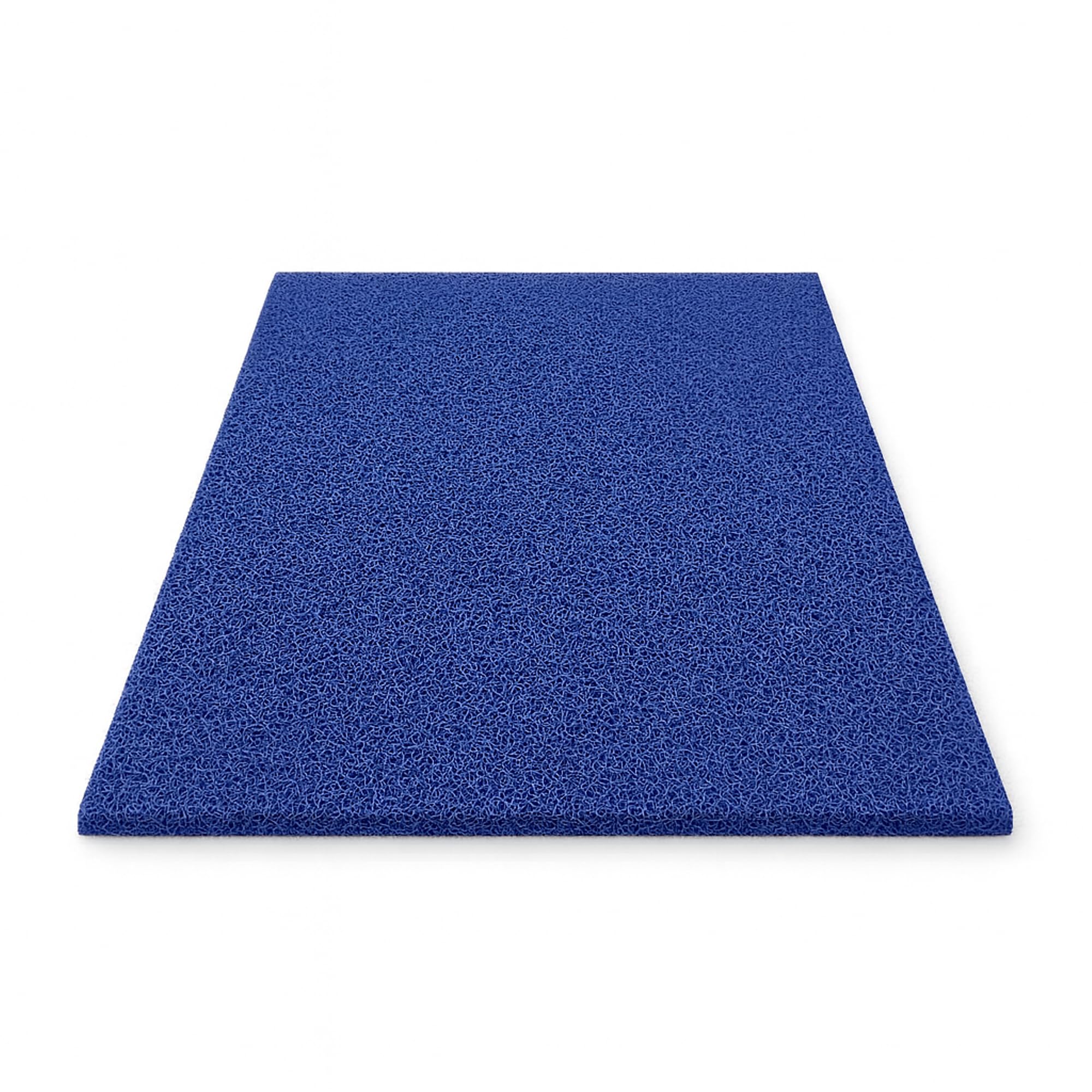 Vinyl Mesh Entry Mat 33 x 6 Blue Heavy-Duty Open-Back Mat with Scraper Design for Cleaner Drier Entrances