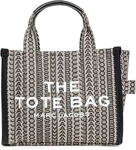 MARC JACOBS THE TOTE BAG ホワイト/ブラック Marc Jacobs Women's The Mini Tote, Beige Multi, One Size : Amazon